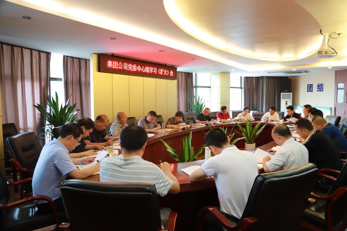 集團(tuán)公司黨委召開理論學(xué)習(xí)中心組(擴(kuò)大)會(huì)議