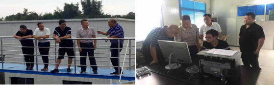 市住建局供排水科科長(zhǎng)到 五水廠(chǎng)檢查汛期供水安全保障工作