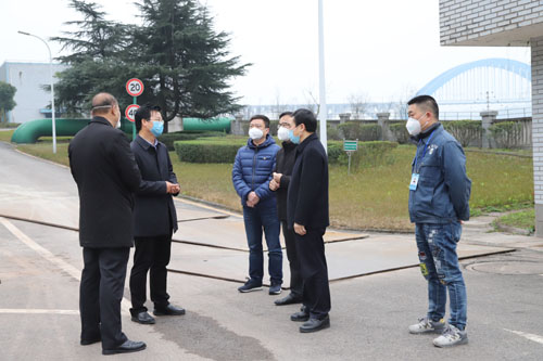 市委常委、政法委書記陳揚(yáng)杰到我司督查指導(dǎo)疫情防控工作