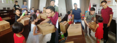 集團公司黨委書記、董事長周燕賓一行到栗子村開展脫貧幫