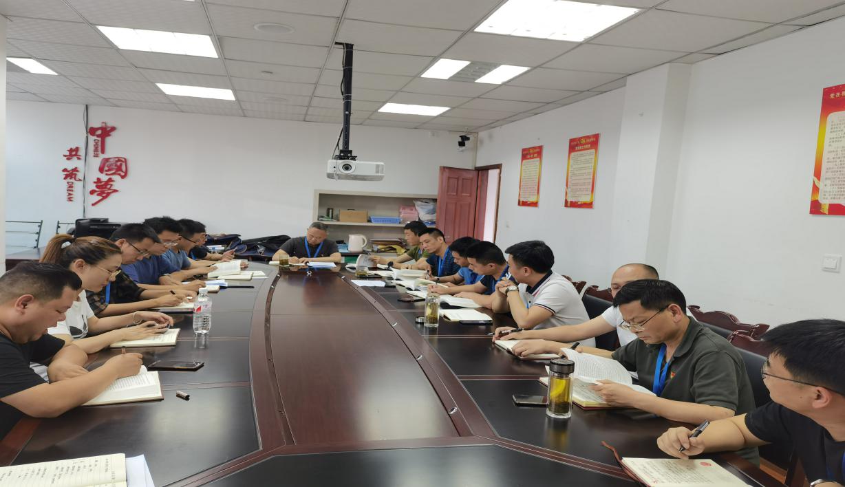 集團(tuán)公司黨委委員、副總經(jīng)理劉林為二支部上專題黨課