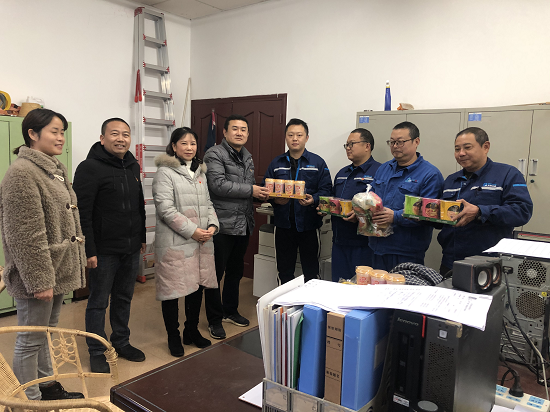 春節(jié)慰問送溫暖，黨政關(guān)愛進(jìn)一線