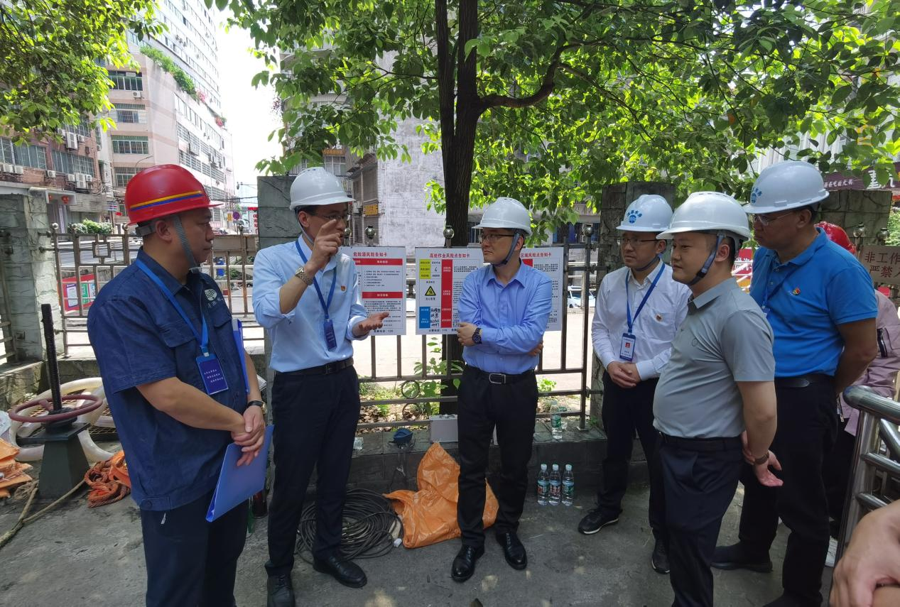 公服集團(tuán)黨委副書記、總經(jīng)理譚琦一行到清源水務(wù)公司調(diào)研指導(dǎo)工作