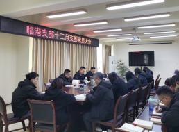 臨港黨支部召開(kāi)十二月支部黨員大會(huì)